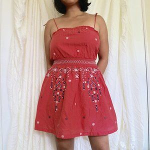 Red Abercrombie Summer Dress EUC